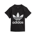 Camiseta-adidas-Originals-Trefoil-Infantil-Preto