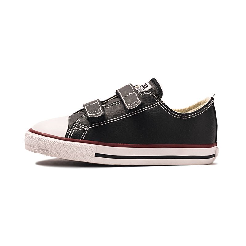 Tênis Converse All Star Infantil Fecho Em Velcro Preto