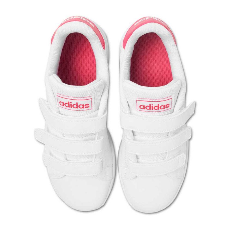 Tenis-adidas-Advantage-PS-Infantil-Branco-4