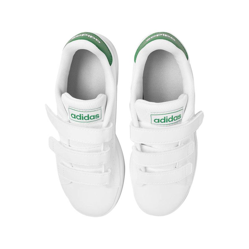 Tenis-adidas-Advantage-PS-Infantil-Branco-4