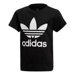 Camiseta-adidas-Originals-Trefoil-Infantil-Preta