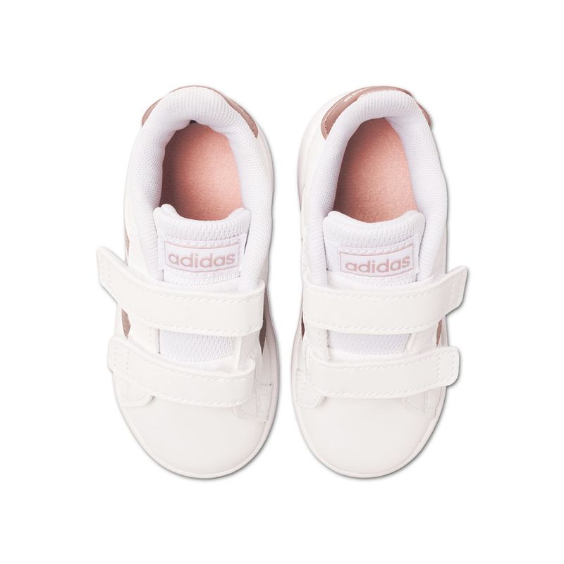 Tenis-adidas-Grand-Court-I-TD-Infantil-Branco-4