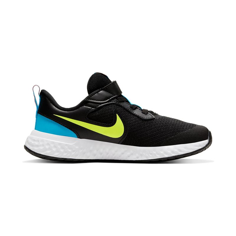 Tenis-Nike-Revolution-5-PS-Infantil-Preto-3