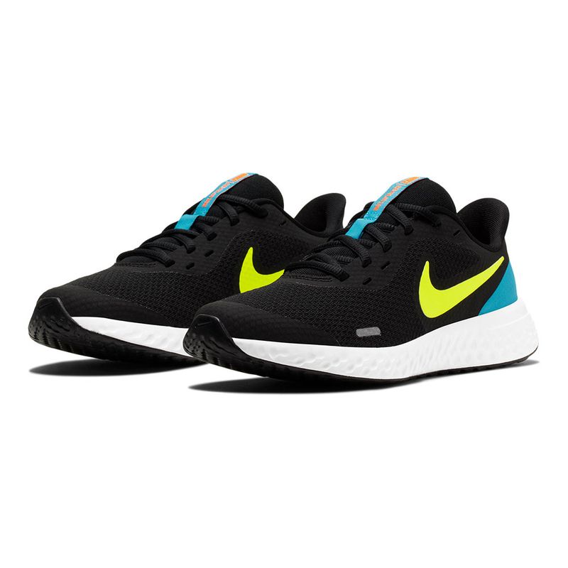 Tenis-Nike-Revolution-5-GS-Infantil-Preto-5