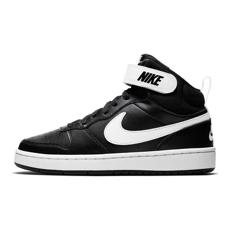 Tenis-Nike-Court-Borough-Mid-2-Gs-Infantil-Preto