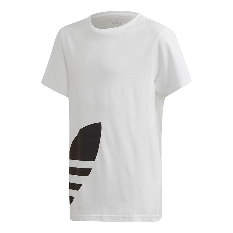 Camiseta-Adidas-Big-Trefoil-J-Infantil-Branca