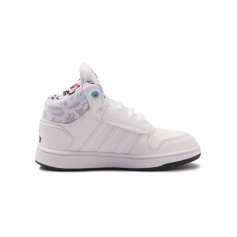 Tenis-Adidas-Hoops-Mid-2-0-Td-Infantil-Branco-3