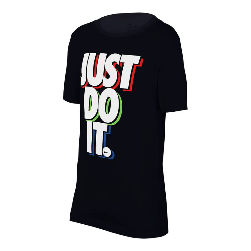 Camiseta-Nike-Just-Do-It-Stack-Infantil-Preta