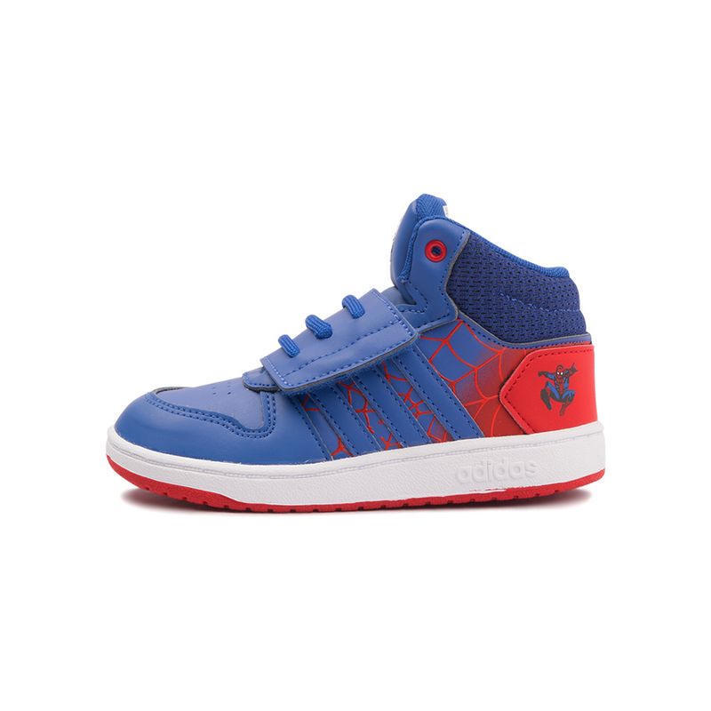 Tenis-Adidas-Hoops-Mid-2-0-Td-Infantil-Azul