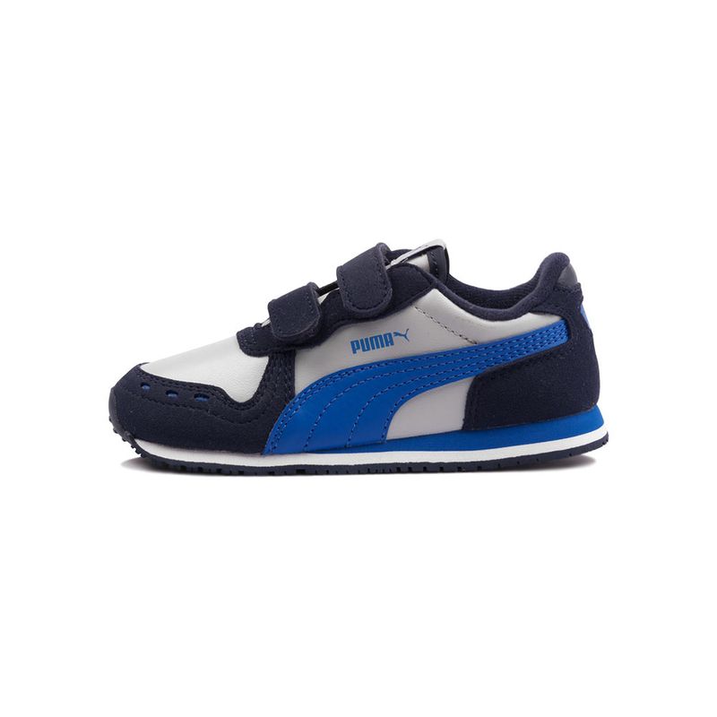 Tenis-Puma-Cabana-Racer-Td-Infantil-Azul