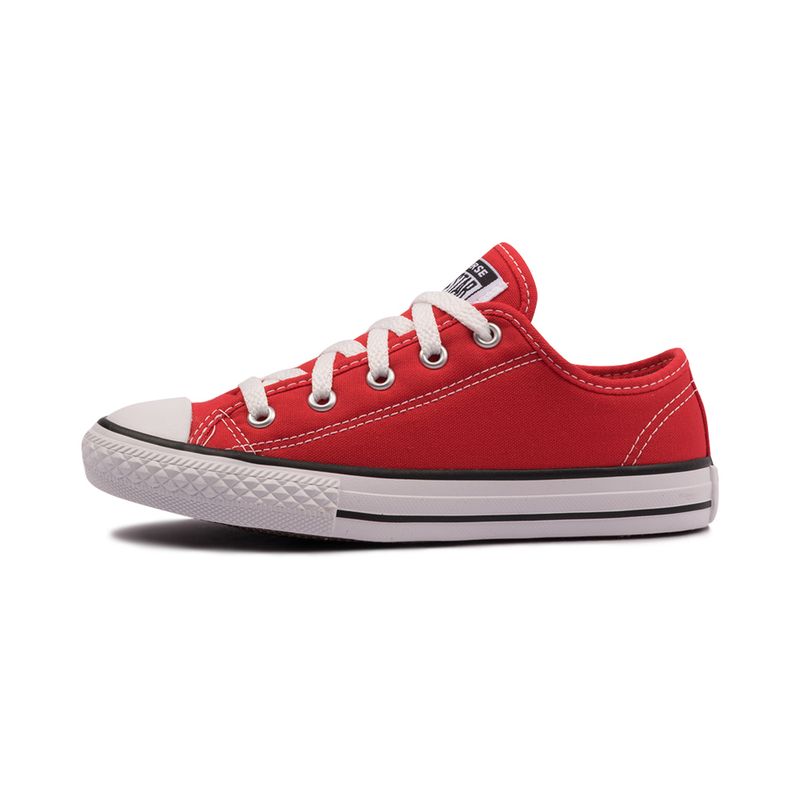 Tenis-Converse-Chuck-Taylor-All-Star-Border-Ox-Ps-Infantil-Vermelho