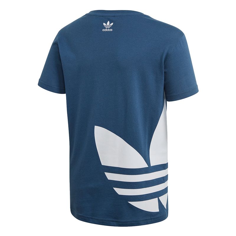 Camiseta-Adidas-Big-Trefoil-J-Infantil-Azul-2