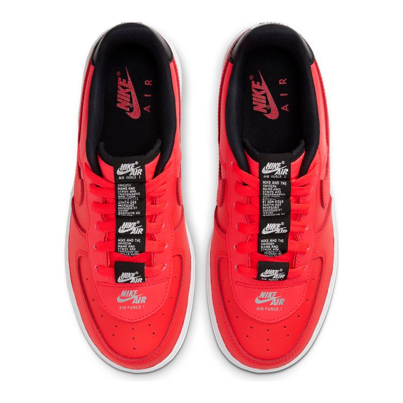 Tenis-Nike-Air-Force-1-Lv8-GS-Infantil-CJ409-2-600-Vermelho-4