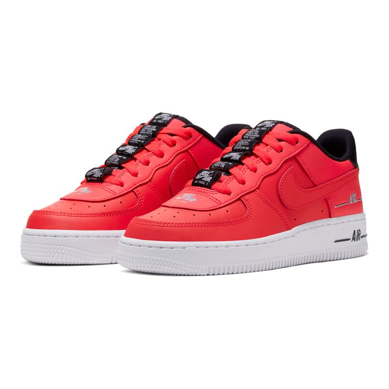 Tenis-Nike-Air-Force-1-Lv8-GS-Infantil-CJ409-2-600-Vermelho-5