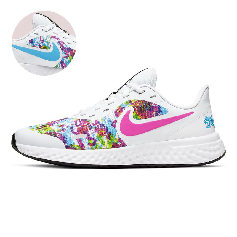 Tenis-Nike-Revolution-5-GS-Infantil-Multicolor