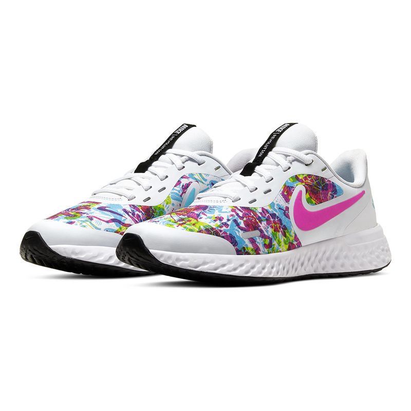 Tenis-Nike-Revolution-5-GS-Infantil-Multicolor-5