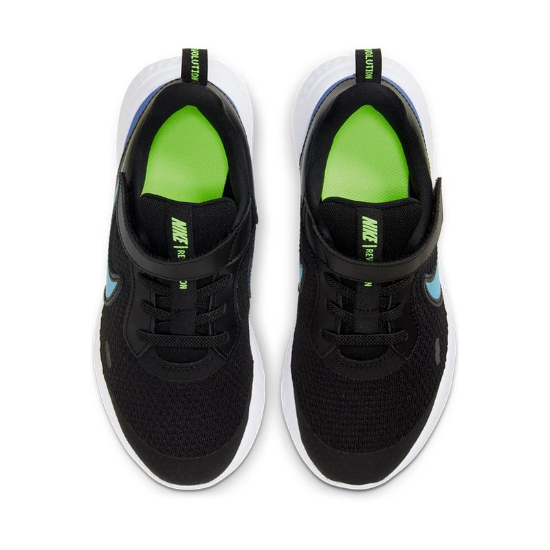 Tenis-Nike-Revolution-5-PS-Infantil-Preto-4