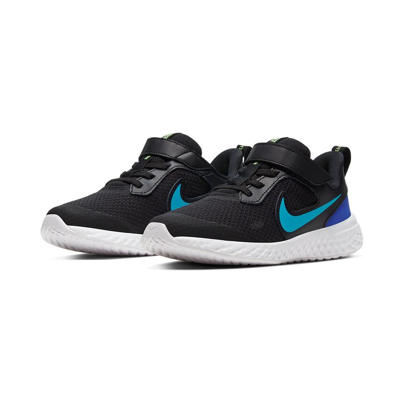 Tenis-Nike-Revolution-5-PS-Infantil-Preto-5