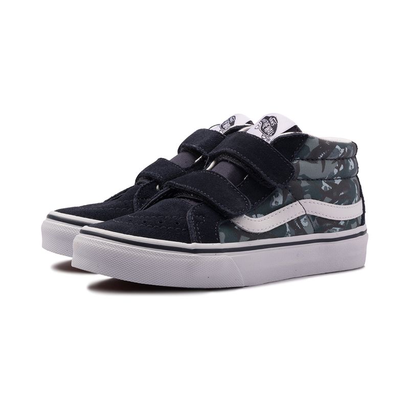 Tenis-Vans-Sk8-Mid-Reissue-Ps-Infantil-Azul-5