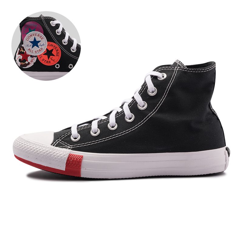 Tenis-Converse-Chuck-Taylor-All-Star-GS-Infantil-Preto