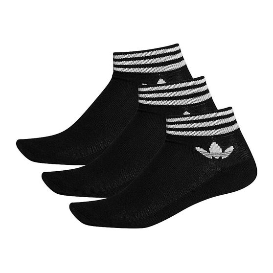 Meia adidas Ankle Trefoil Unissex