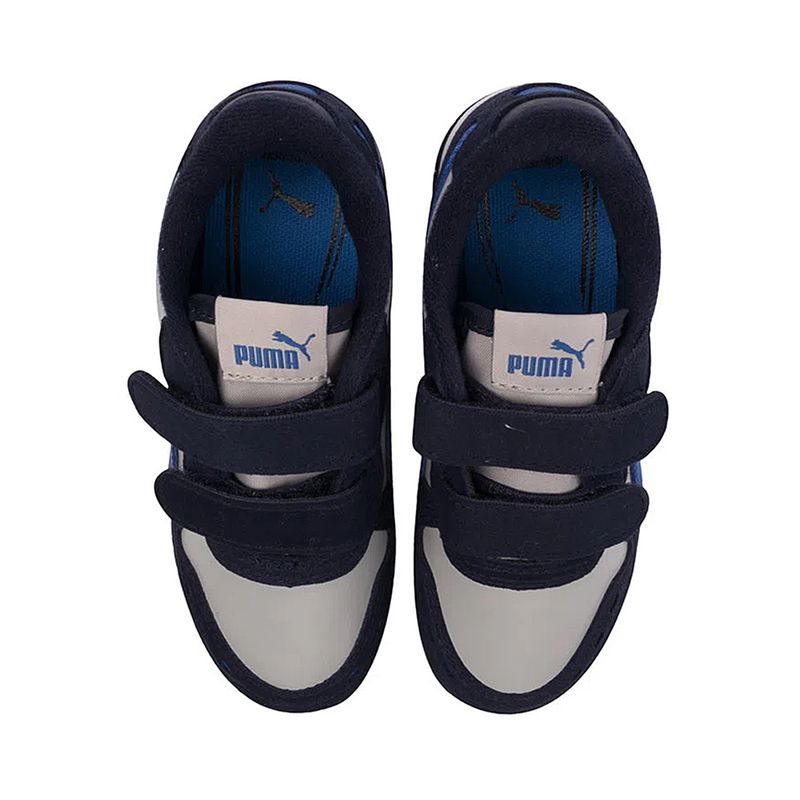 Tenis-Puma-Cabana-Racer-Psv-Infantil-Azul-4