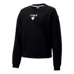 Blusa-Puma-Alpha-Infantil-Preta