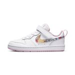 Tenis-Nike-Court-Borough-Low-2-Flrl-Psv-Infantil-Branco
