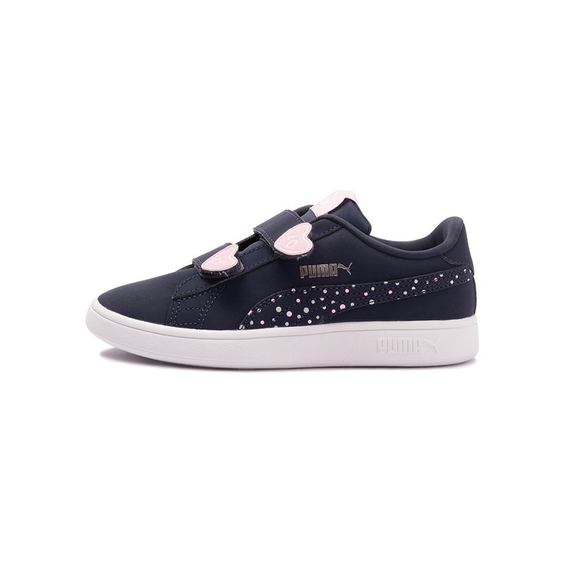 Tenis-Puma-Smash-V2-Cndy-Td-Infantil-Azul