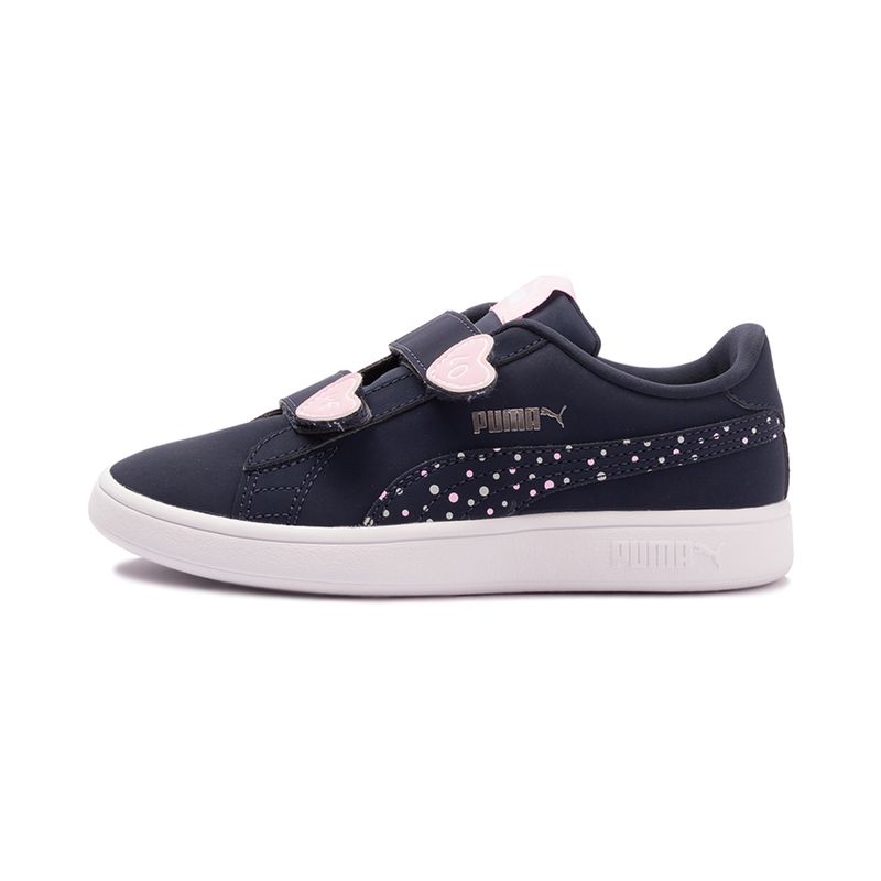 Tenis-Puma-Smash-V2-Cndy-Ps-Infantil-Azul