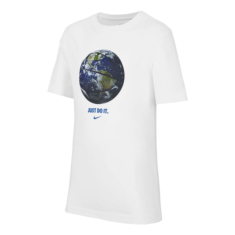 Camiseta-Nike-Basketball-Globe-Infantil-Branca