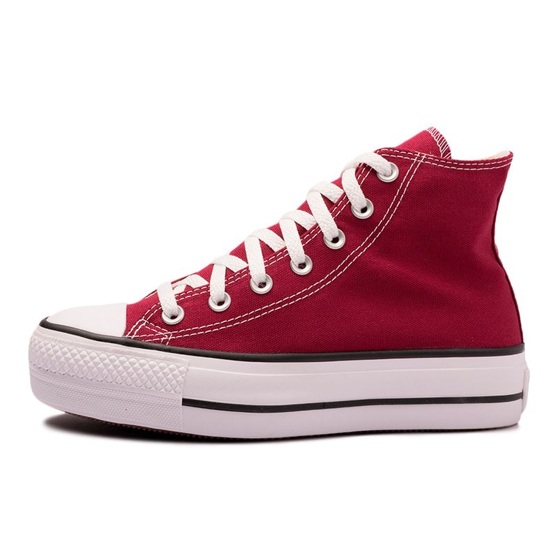 Tênis Infantil Converse All Star Chuck Taylor - Branco+Vinho