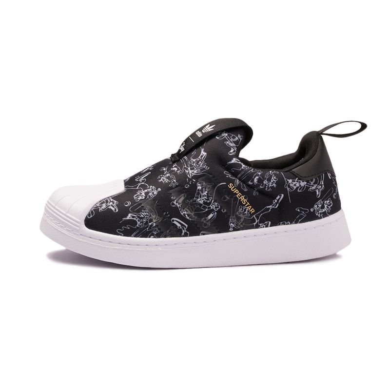 Tenis-adidas-Superstar-360-PS-Infantil-Preto