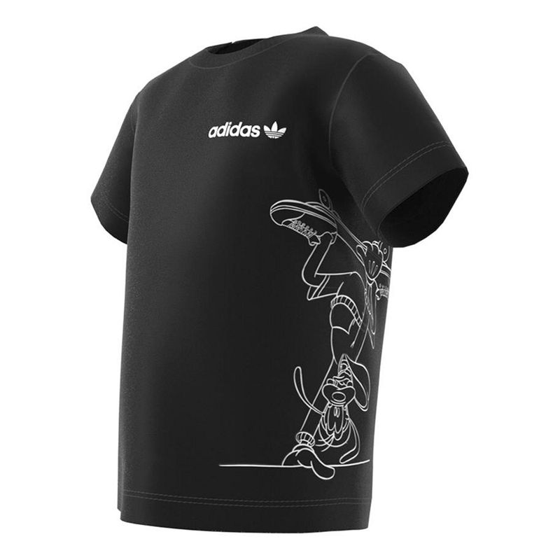 Camiseta-adidas-Goofy-Infantil-Preta-2