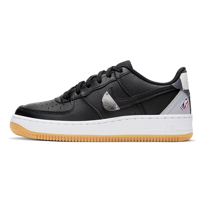 Tenis-Nike-Air-Force-1-Lv8-GS-Infantil-Preto