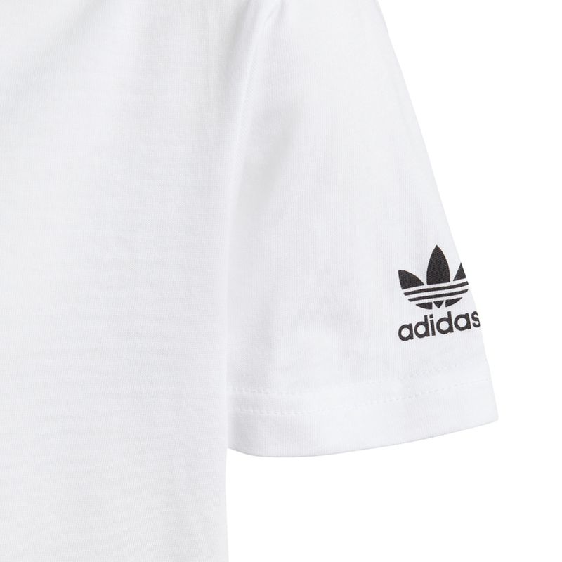 Camiseta-adidas-Trefoil-3D-Adicolor-Infantil-Branco-4