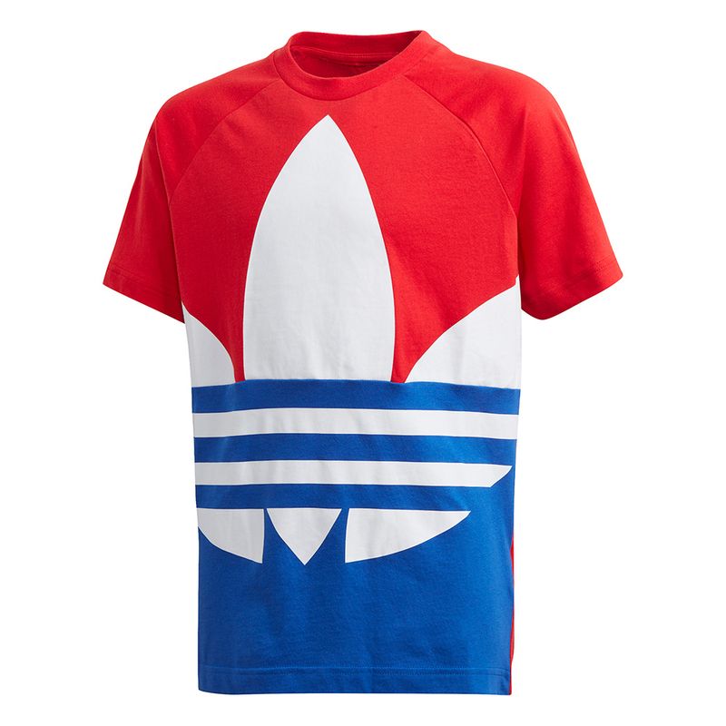 Camiseta-adidas-Big-Trefoil-Infantil-Multicolor