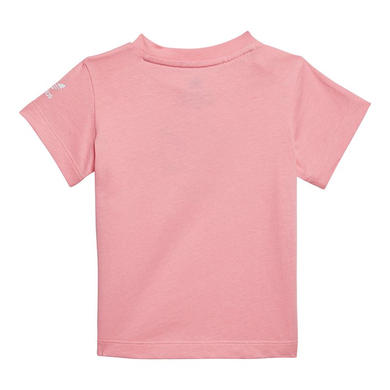Camiseta-adidas-3D-Trefoil-Infantil-Rosa-2