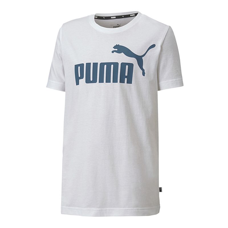 Camiseta-Puma-Ess-Logo-B-Infantil-Branca