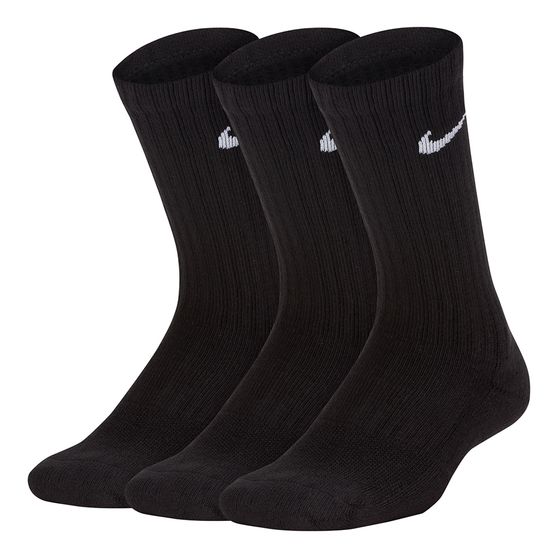 Meia Nike  Performance Cushioned Crew 3 Pares Infantil