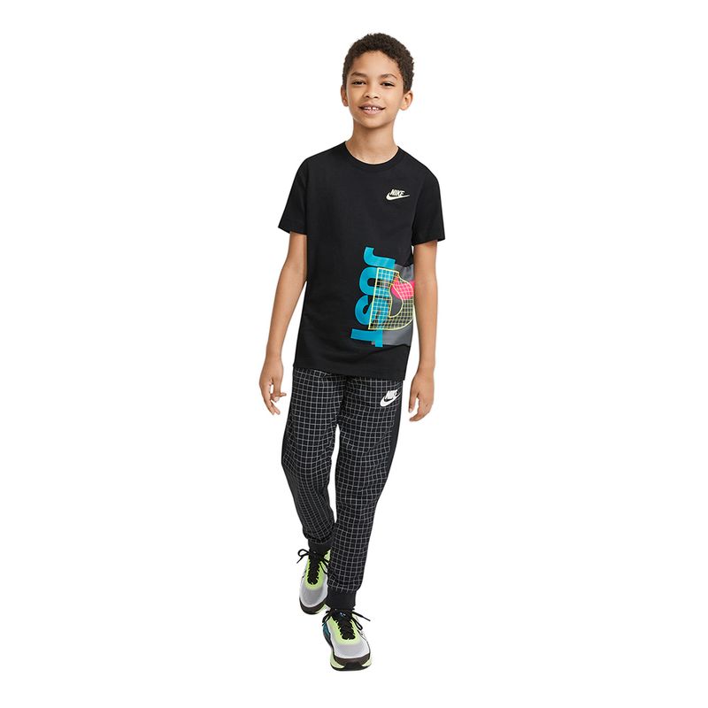 Camiseta-Nike-Infantil-Preto