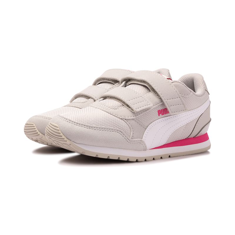 Tenis-Puma-ST-Runner-V2-PS-Infantil-Cinza