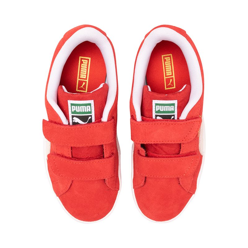 Tenis-Puma-Suede-Classic-XXI-PS-Infantil-Vermelho-4