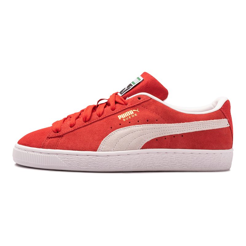 Tenis-Puma-Suede-Classic-XXI-GS-Infantil-Vermelho