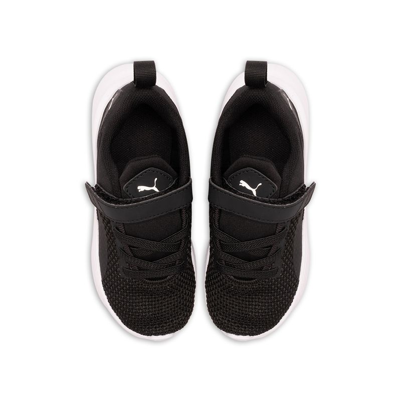 Tenis-Puma-Flyer-Runner-TD-Infantil-Preto