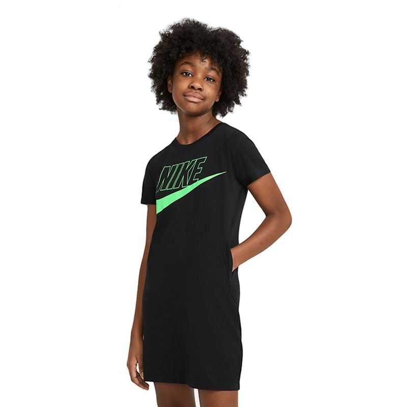 Vestido-Nike-Futura-Infantil-Preto