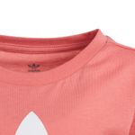 Camiseta-adidas-Originals-Trefoil-Infantil-Rosa-3