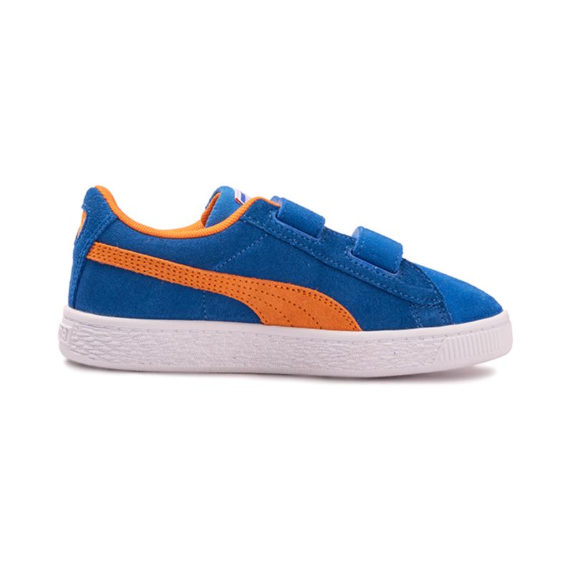 Tenis-Puma-Suede-Teams-PS-Infantil-Azul-3