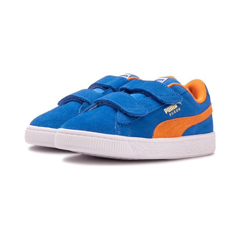 Tenis-Puma-Suede-Teams-PS-Infantil-Azul-5