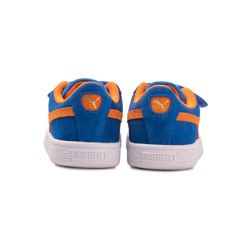 Tenis-Puma-Suede-Teams-PS-Infantil-Azul-6